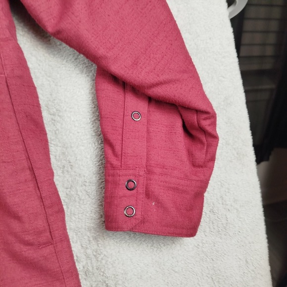 LL Bean Katahdin Performance Red Jacket Mens XL Flannel Hi Pile Fleece Lined - Picture 7 of 14